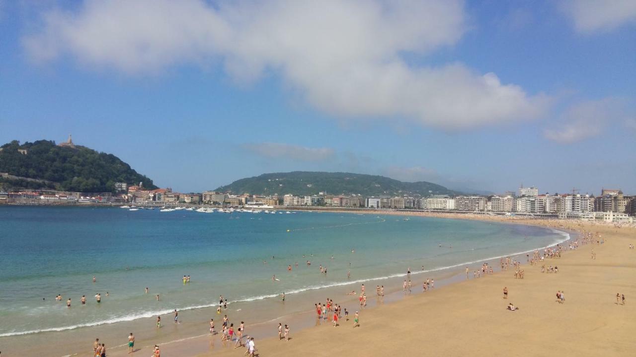 Ondarreta Beach Apartment Con Parking Free Y Aire Acondicionado San Sebastián Exterior foto